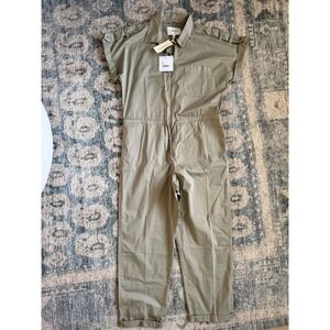 Pistola Jordan Zip-Front Jumpsuit in Pistachio Medium NWT